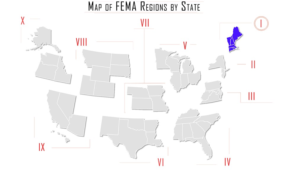 Fema Region I Map